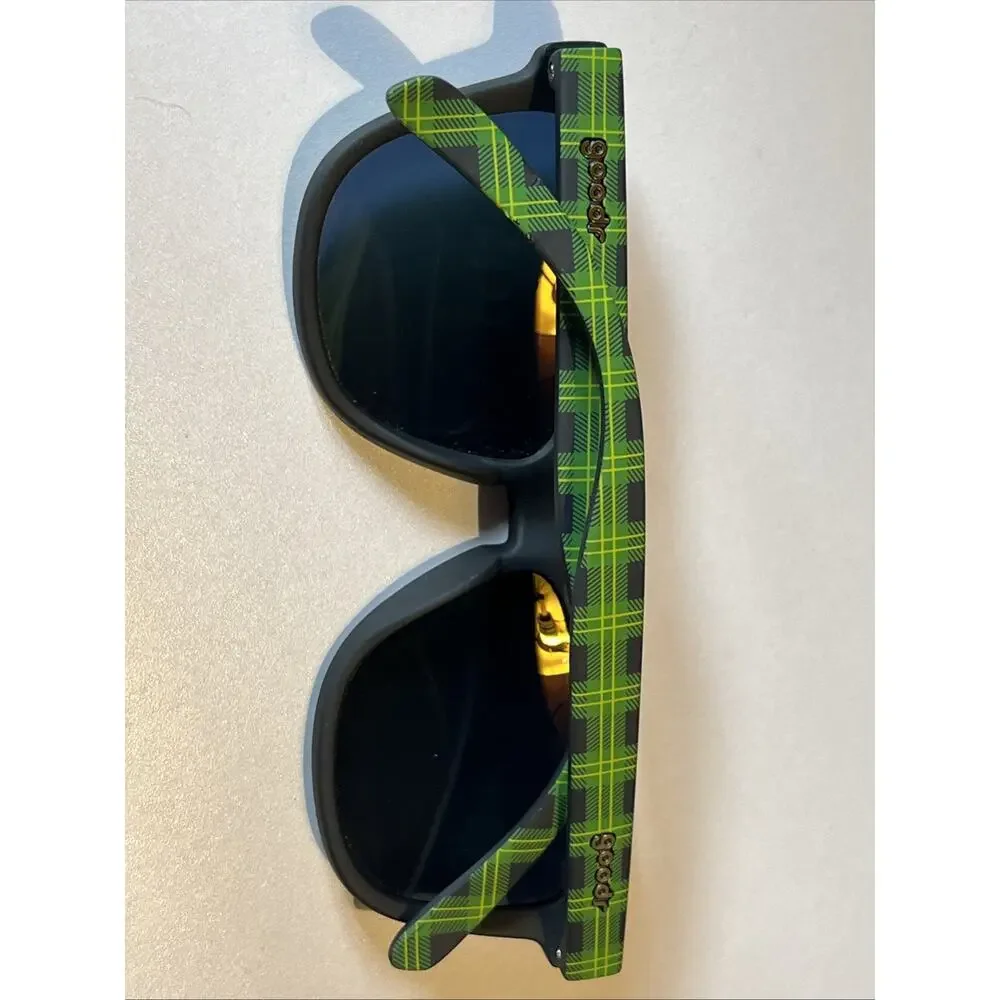 Goodr Clash of the Tartans OG Frame Polarized Lens Sunglasses St. Patrick's Day